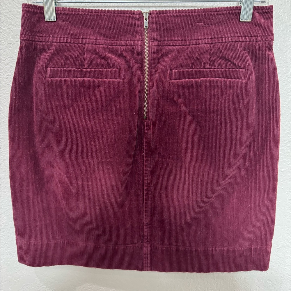 LOFT Petite Red Mini Pencil Skirt for Casual Work - Picture 2 of 3